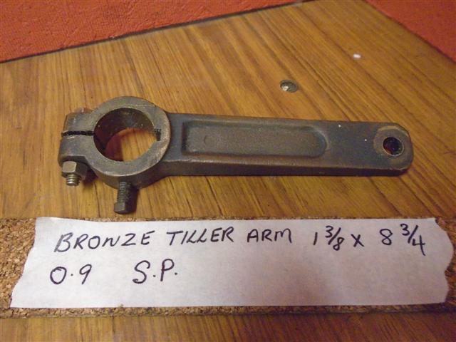 Bronze Tiller Arm For 1 3/8" Rudder Shaft 8 3/4" LOA
